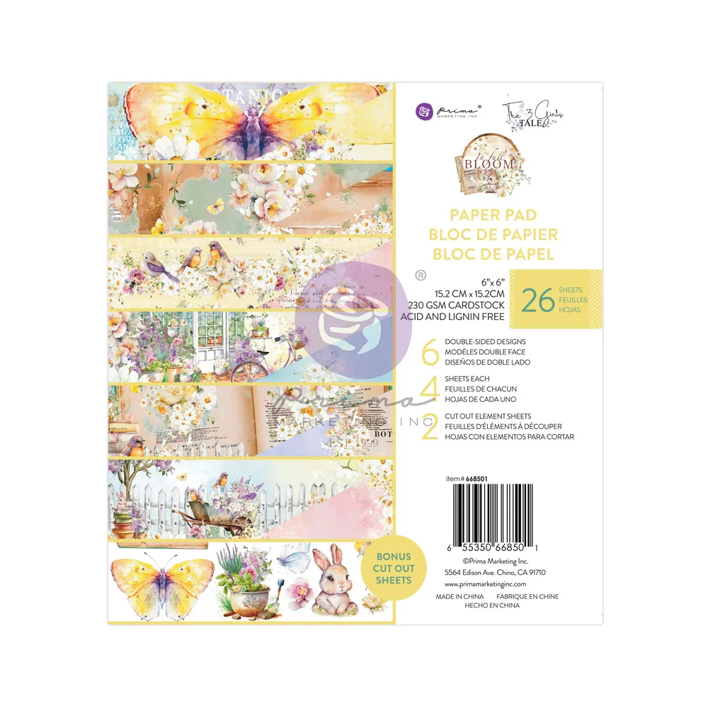 In Full Bloom 6x6 Paper Pad